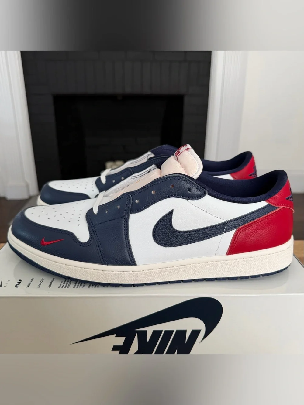 Air Jordan 1 Retro Low “Howard University” - Mens Size 16 - (HQ2993-100)